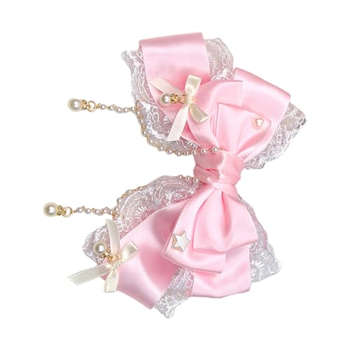 Handgefertigter Kinder-Haarschmuck mit Schleife und Netz-Haarschmuck für süße Styles, Mode-Liebhaber von Asukohu