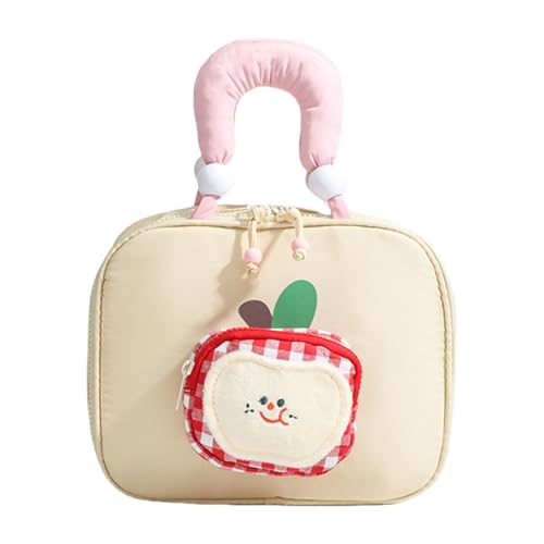 Kulturbeutel mit großem Fassungsvermögen, schöne Make-up-Tasche, Reise-Kosmetik-Waschung, ästhetische Make-up-Aufbewahrung für Damen, schöne Kulturtasche, Hand-Kosmetik, große Kapazität von Asukohu