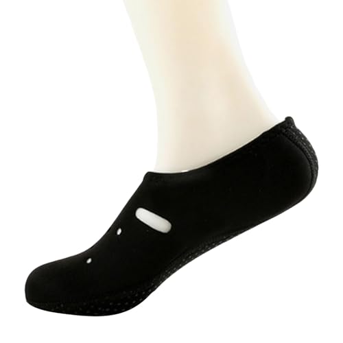 Leichte Schwimmsocken, verstärkte Sohlen für Schwimmaktivitäten, heiße Quellen, Walking, Antirutsch-Design, gepolsterter Wasserschuh, Schwarz , X-Small Leichte Schwimmsocken, verstärkte Sohlen für Schwimmaktivitäten, heiße Quellen, Walking, Antirutsch-Design, gepolsterter Wasserschuh, Schwarz , X-Small von Asukohu