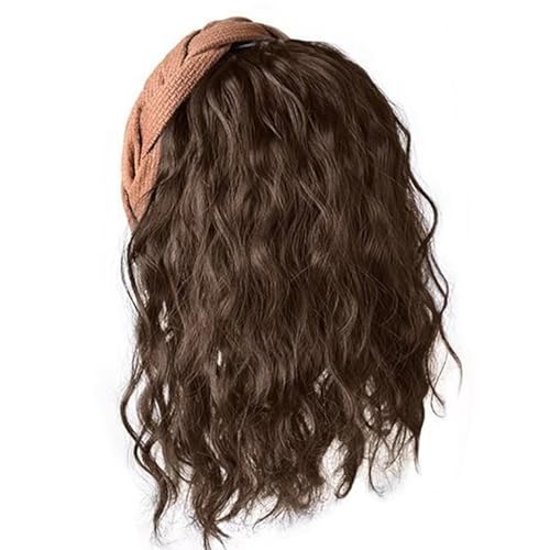 Mädchen Synthetische Haarstücke Haare Erweiterungen Curly Perücken Für Cosplay Street Photography Synthetisches Haarstück Für Cosser Natürliche Volumisierende Wasserperücken von Asukohu