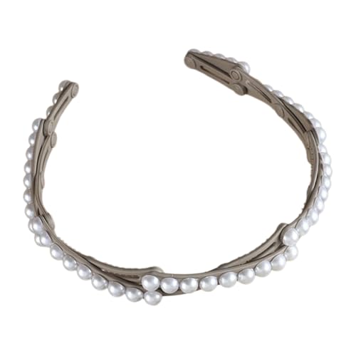 Mehrzweck-Haarschmuck mit Perlen verziert, einfach anzupassen und zu verwenden, Haar-Accessoire für stilvolle Looks im Alltag von Asukohu
