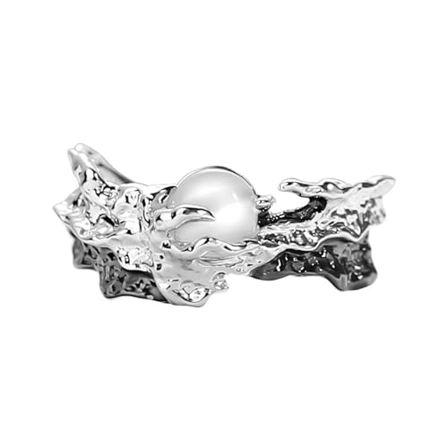 Mehrzweck-Paarringe mit Sonnen- und Mond-Design, stabile Legierung, resistent gegen Anlaufen und Verschleiß, Schmuck, Accessoire, Partykleidung, Einheitsgröße, Wie beschrieben, Wie beschrieben von Asukohu