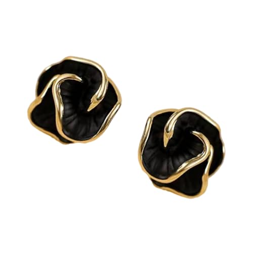 Mehrzweckdelikat Schwarze Camellias Ohrringe Mode Accessoire Für Frauen Tragbare Ergänzung Zu Outfits Oder Anlass Office Wear Ohrringe von Asukohu