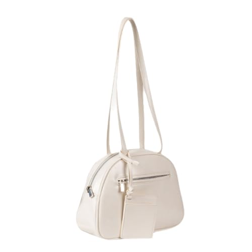 Modische koreanische Stile, glänzendes PU-Leder, Satteltasche für den täglichen Gebrauch und besondere Anlässe, kleine Schultertasche, Geldbörse, modische Unterarm-Tragetasche, weiß, One Size Modische koreanische Stile, glänzendes PU-Leder, Satteltasche für den täglichen Gebrauch und besondere Anlässe, kleine Schultertasche, Geldbörse, modische Unterarm-Tragetasche, weiß, One Size von Asukohu