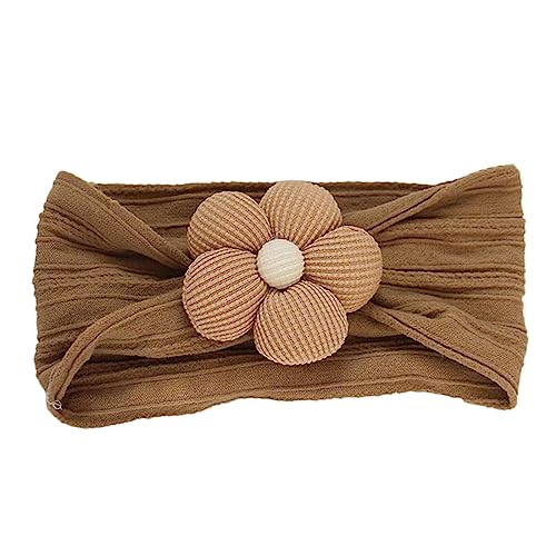 Modischer Kopfschmuck für kleine Mädchen, 5-Petal-Blumen-Haarband, dreidimensional, dekorative Kopfbedeckung, Kleinkind-Kopfschmuck, Kinder-Haarschmuck von Asukohu