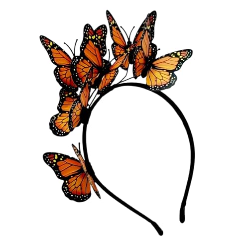Modisches Schmetterlings-Haarband, bequemer Kopfschmuck, praktisches Haar-Accessoire für Damen und Mädchen, besondere Anlässe von Asukohu