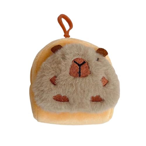 Multifunktionale Aufbewahrungstasche Cartoon Capybara Münzbörse Spielzeugtasche Kopfhörer Plüsch Brieftaschen Münzbeutel Geld Cartoon Capybara Kleingeld Geldbörse Spielzeug Kopfhörer Aufbewahrung von Asukohu