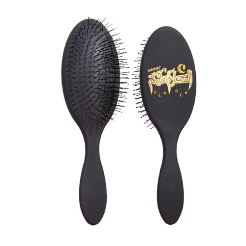 Multifunktionale Halloween-Haarbürste mit Massagefunktion für Damen und Herren, komfortables Haarstyling-Werkzeug, ergonomischer Entwirrungskamm von Asukohu