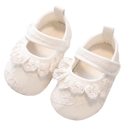 Nonslip Shoes Dot Grip Flexible Vordere Design Atmungsaktiver Baumwollblume Kleinkind Schuhe Für Sicheres Gehen Auf Harten Böden Leichte Anti Slip Turnschuhe von Asukohu