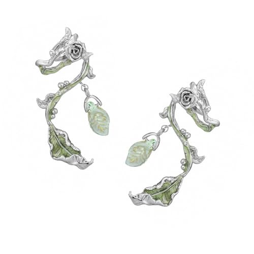 Ohne Piercing Leaf Designs Ohrmanschetten Für Knorpelschmuckzubehörmanschette von Asukohu