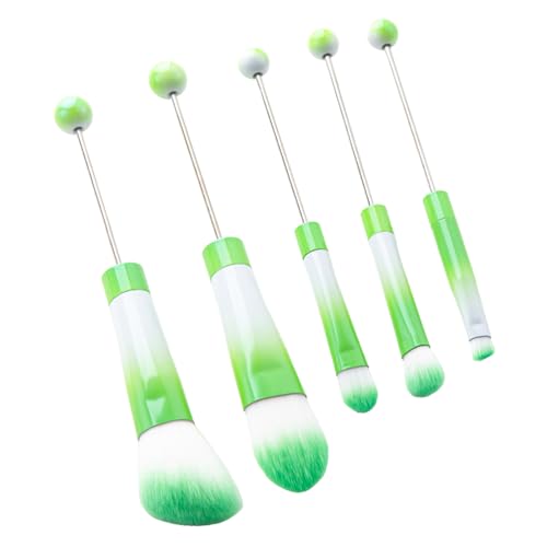 Stilvolle Make-up-Kosmetik-Pinsel, Perlenpinsel-Set, Metallgriffe, Pinsel-Set, Lidschatten-Pinsel, geeignet für Make-up von Asukohu