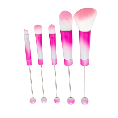 Stilvolle Make-up-Kosmetik-Pinsel, Perlenpinsel-Set, Metallgriffe, Pinsel-Set, Lidschatten-Pinsel, geeignet für Make-up von Asukohu