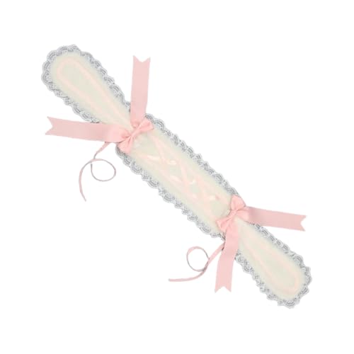 Süßes Haarband mit Hasenohren, Spitzenbesatz und abnehmbarer Schleife, Hasenohren für verschiedene Anlässe, Damen-Kopfschmuck von Asukohu