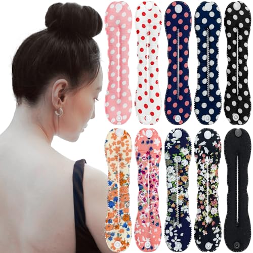 10 Stück Haarknotenmacher French Magic Twist Donut Haarknotenrolle Schwamm Dutt Faule Haar Lockenwickler Werkzeug Flexibel Chignon Donut Quick Twister Haarstyling-Zubehör für Frauen Mädchen (22,9 cm) 10 Stück Haarknotenmacher French Magic Twist Donut Haarknotenrolle Schwamm Dutt Faule Haar Lockenwickler Werkzeug Flexibel Chignon Donut Quick Twister Haarstyling-Zubehör für Frauen Mädchen (22,9 cm) von Aswewamt
