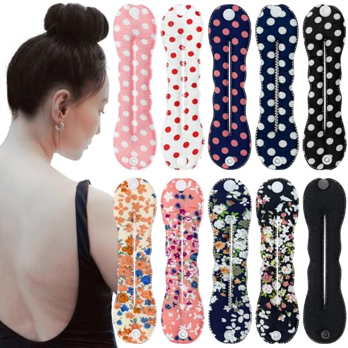10 Stück Haarknotenmacher French Magic Twist Donut Haarknotenrolle Schwamm Dutt Faule Haar Lockenwickler Werkzeug Polka Dot Blume Flexibel Chignon Donut Quick Twister Haarstyling-Zubehör für Frauen 10 Stück Haarknotenmacher French Magic Twist Donut Haarknotenrolle Schwamm Dutt Faule Haar Lockenwickler Werkzeug Polka Dot Blume Flexibel Chignon Donut Quick Twister Haarstyling-Zubehör für Frauen von Aswewamt