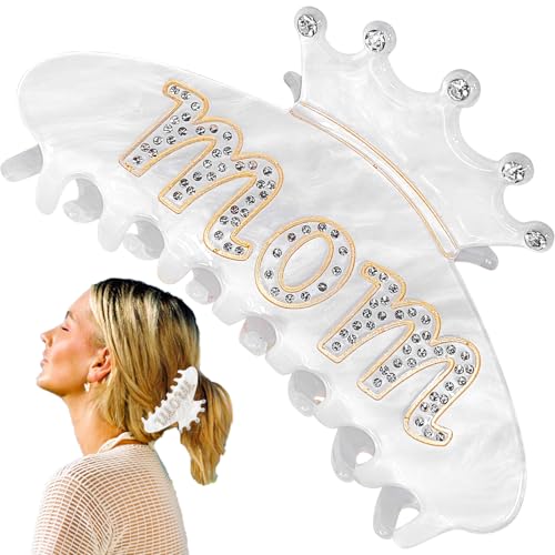 Elegante Mutter-Haarspange Bachelorette Party Zubehör Strass Gürtelclip für Frauen Mädchen Braut Braut Braut Muttertag Brautjungfer Zubehör von Aswewamt