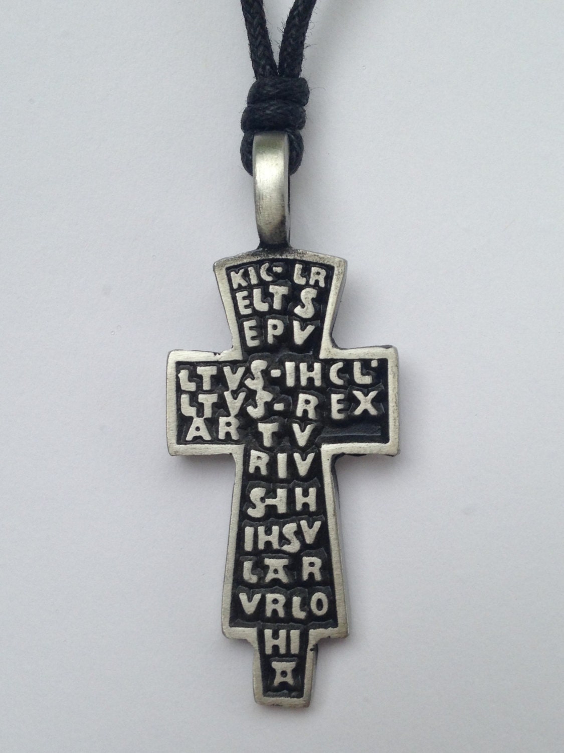Pewter Anhänger Mit Erweiterbaren Halskette Kreuz von AtBeach4Ever