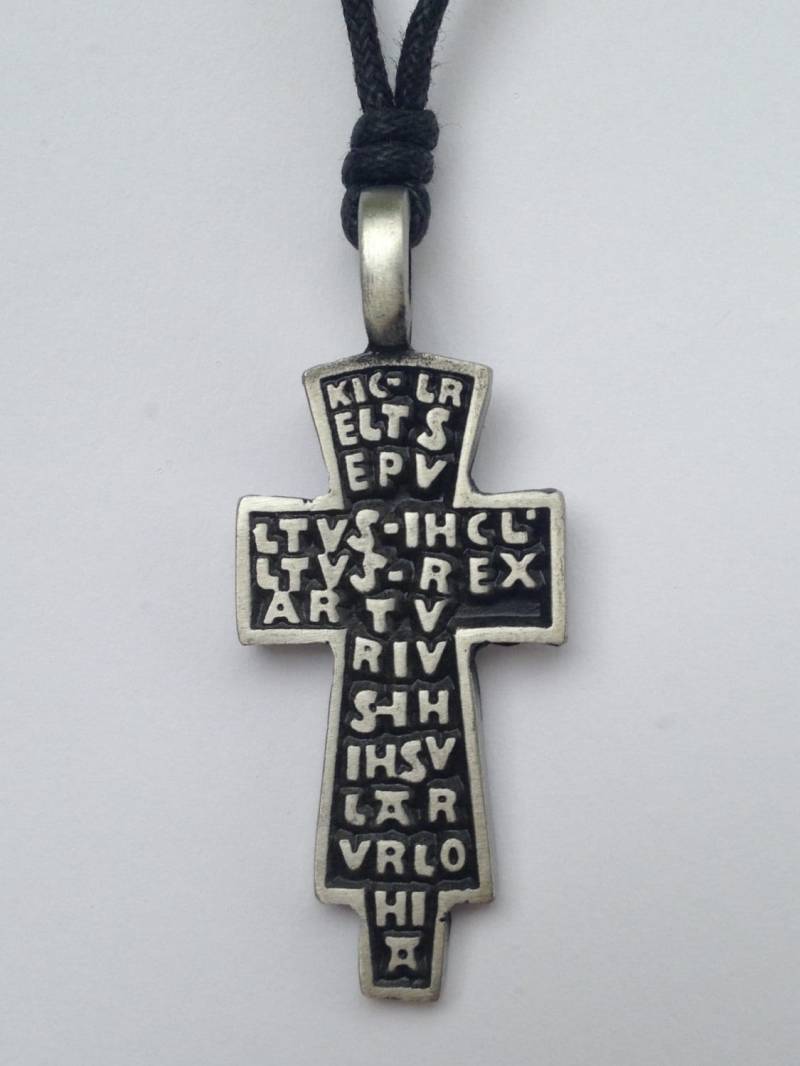 Pewter Anhänger Mit Erweiterbaren Halskette Kreuz von AtBeach4Ever