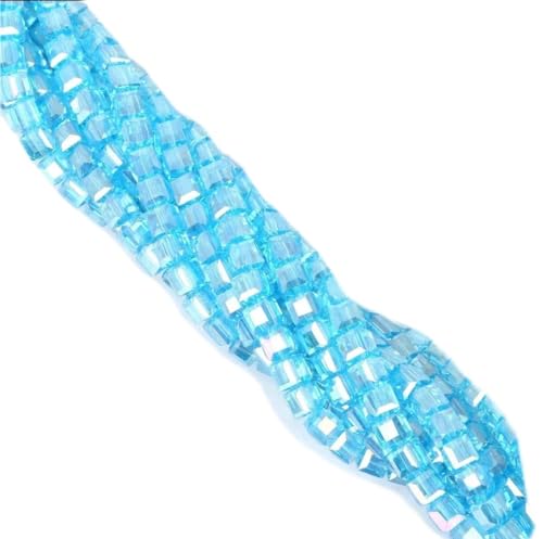 Schmuckherstellung Perlen 2mm quadratische Kristallglas lose Perlen DIY Zubehör hausgemachte Anhänger Armband Ohrringe Material (Color : K) von AtZOtOYZJ
