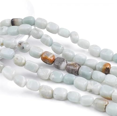 Schmuckherstellung Perlen 8 x 12 mm Naturstein, gerades Loch, Achat, rechteckige Perlen, lose Perlen, handgefertigt, DIY-Armband, Halskette, Schmuck im antiken Stil (Color : K) von AtZOtOYZJ