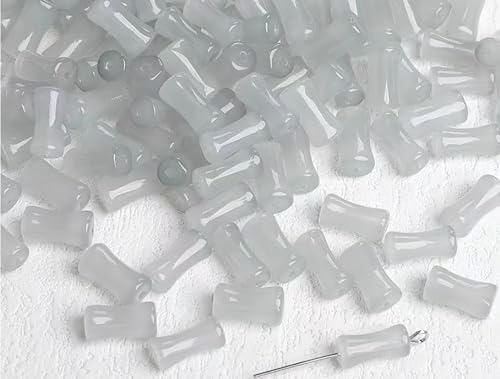 Schmuckherstellung Perlen Feine lose Bambusglasperlen, die DIY handgefertigte Haarnadel-Schmuck-Armband-Halsketten-Accessoires perlen (Color : H) von AtZOtOYZJ