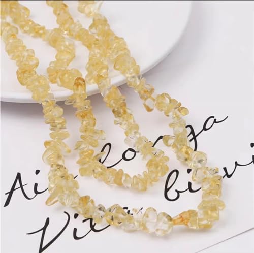 Schmuckherstellung Perlen Transparente bunte zerkleinerte lose Steinperlen handgemachte DIY-Armband-Halsketten-Perlen-Ohrring-Schmuck (Color : D) von AtZOtOYZJ