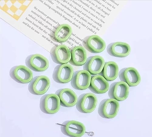 Schmuckherstellung Perlen Unregelmäßige bunte Keramikperlen DIY handgefertigte Ohrringe Zubehörmaterialien (Color : A_3) von AtZOtOYZJ