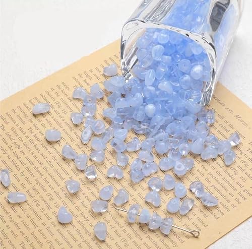 Schmuckherstellung Perlen Unregelmäßige kleine Acrylperlen aus zerkleinertem Stein, DIY-handgefertigter Schmuck, Handykette, Halskette, Zubehör, Materialien (Color : E) von AtZOtOYZJ
