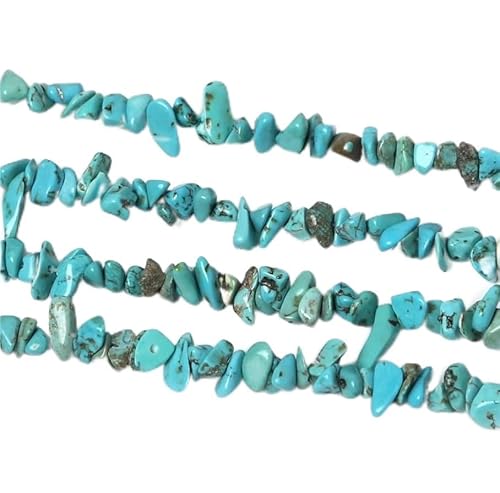 Schmuckherstellung Perlen Unregelmäßiger natürlicher Achat-Schotter for Selbermachen, Ohrringe, Perlen, Armband, Zubehör, Materialien, 3–5 mm (Color : K) von AtZOtOYZJ