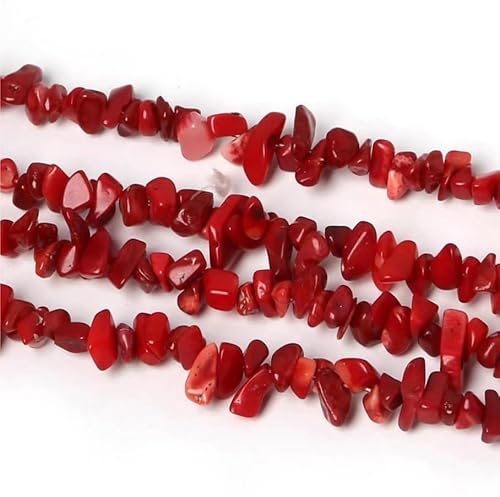 Schmuckherstellung Perlen Unregelmäßiger natürlicher Achat-Schotter for Selbermachen, Ohrringe, Perlen, Armband, Zubehör, Materialien, 3–5 mm (Color : Q) von AtZOtOYZJ