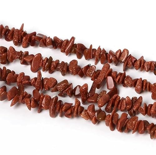 Schmuckherstellung Perlen Unregelmäßiger natürlicher Achat-Schotter for Selbermachen, Ohrringe, Perlen, Armband, Zubehör, Materialien, 3–5 mm (Color : S) von AtZOtOYZJ