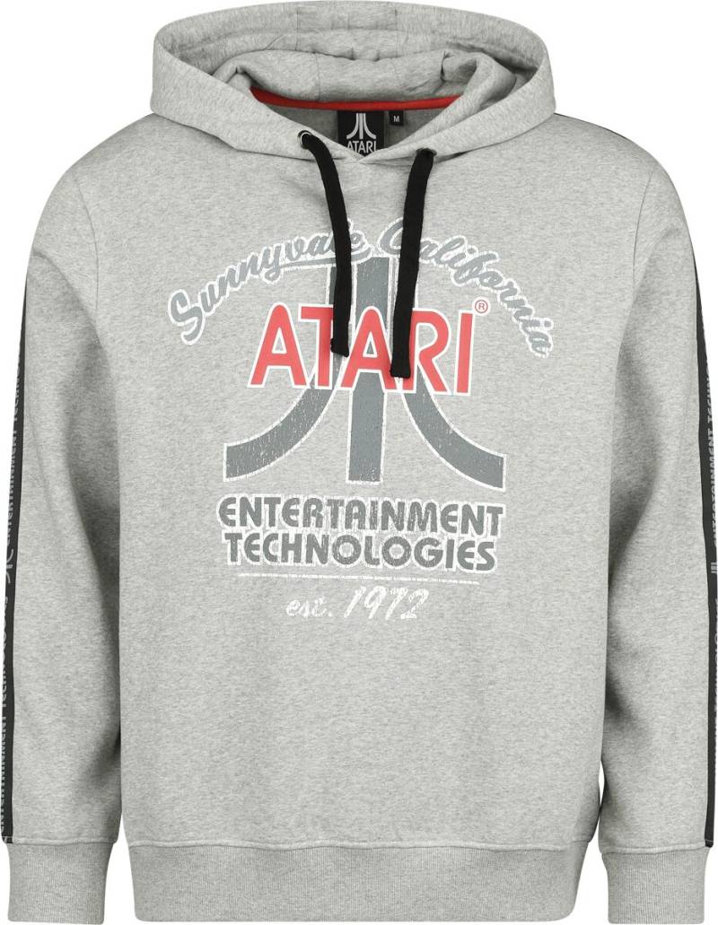 Atari - Gaming Kapuzenpullover - Vintage Logo - S bis XXL - für Männer - Größe L - grau meliert  - EMP exklusives Merchandise! von Atari