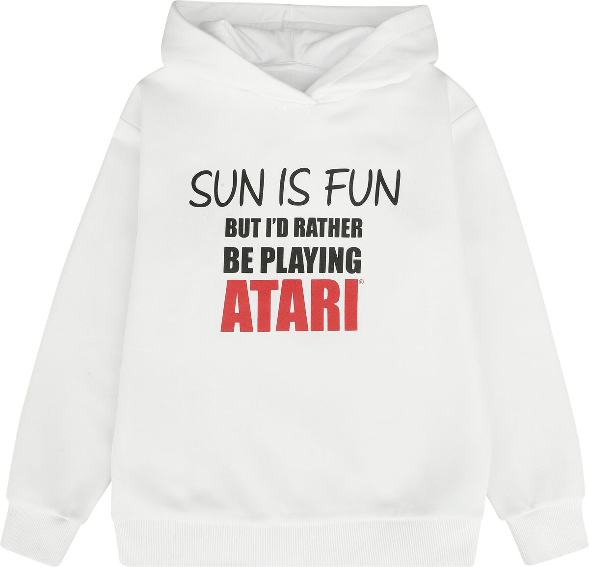 Atari - Gaming Kapuzenpullover für Kinder - I would rather be playing Atari - für Mädchen & Jungen - weiß  - EMP exklusives Merchandise! von Atari