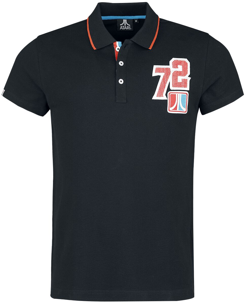 Atari - Gaming Poloshirt - Vintage Sport - S bis L - für Männer - Größe S - schwarz  - EMP exklusives Merchandise! von Atari