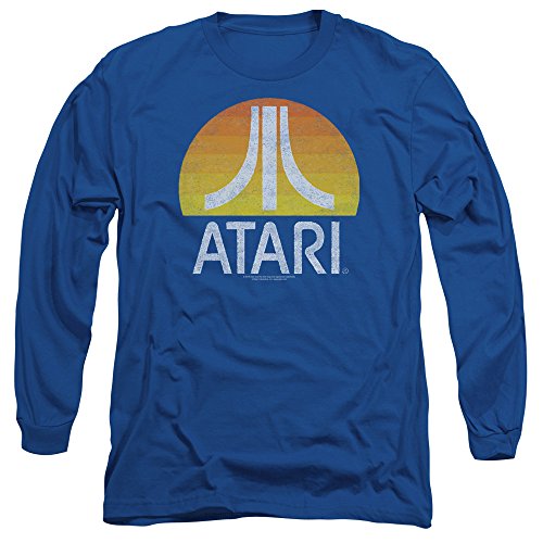 Atari Herren Langarmshirt Gr. XXL, königsblau von Atari