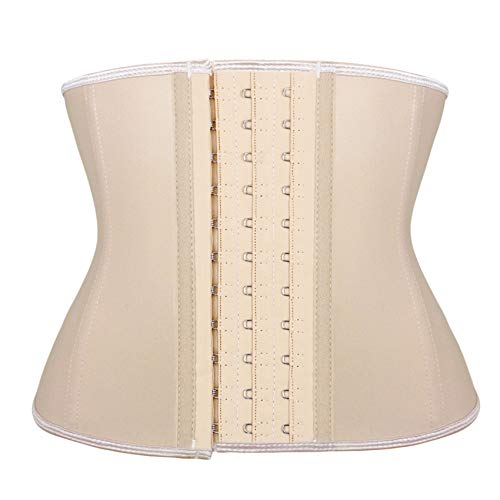 Atbuty Damen Mhw1511 Taillen-Shapewear, Beige (22,9 cm kurzer Torso, 9 Stahlknochen), X-Small von Atbuty