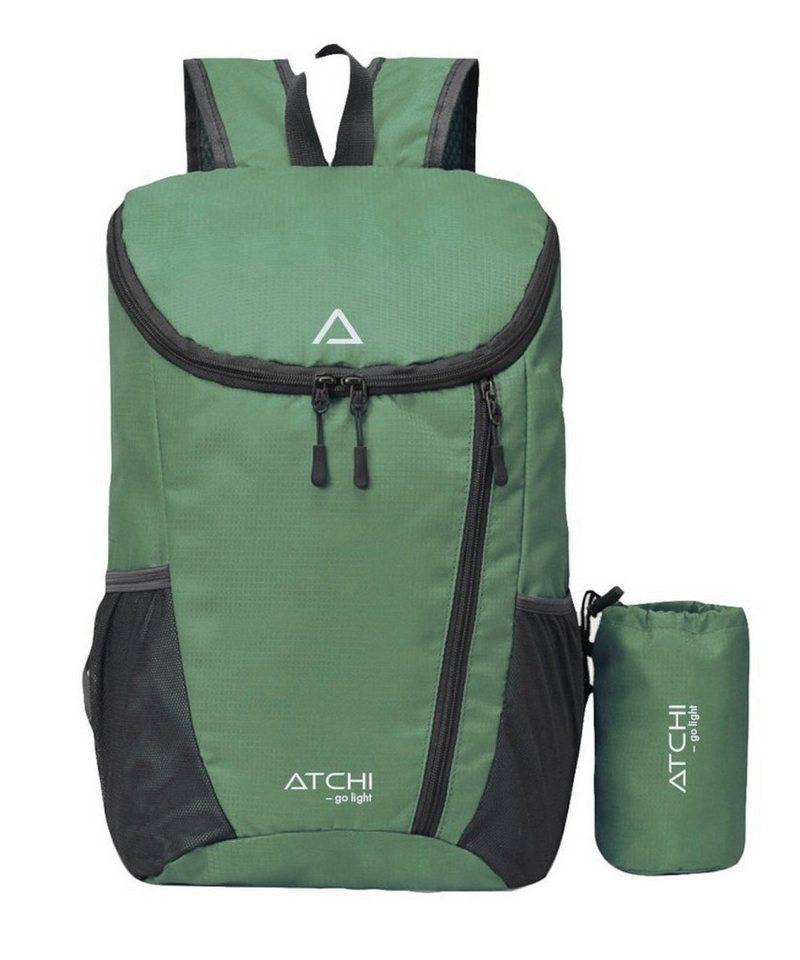 Atchi Minirucksack Atchi faltbarer Rucksack 22 Liter, verschiedene Varianten von Atchi
