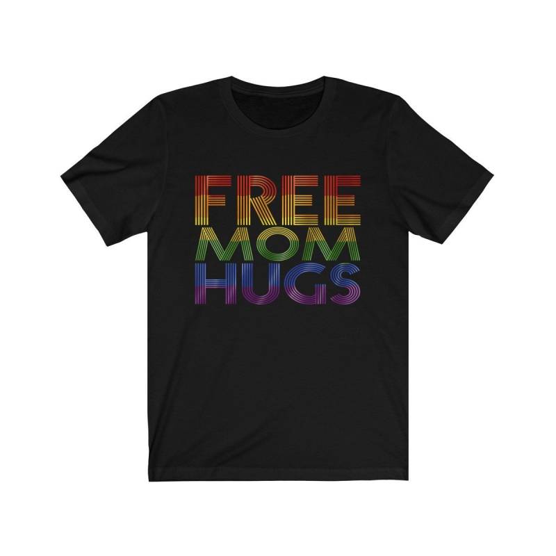 Free Mom Hugs T-Shirt, Lgbt Pride Regenbogen T-Shirt von AteezStore