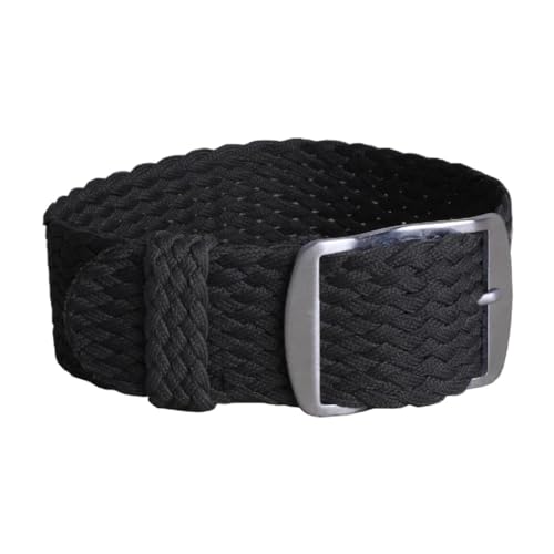 Ateldooly Stoffgewebtes Armband, Ersatzarmband, 14mm, 16mm, 18mm, 20mm, 22mm, Nylonarmband, Schwarz, 18mm Ateldooly Stoffgewebtes Armband, Ersatzarmband, 14mm, 16mm, 18mm, 20mm, 22mm, Nylonarmband, Schwarz, 18mm von Ateldooly