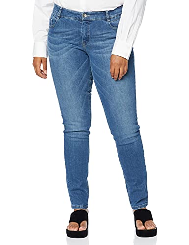 Atelier GARDEUR Damen ZURI90 Slim Jeans, Blau (Dark Stone 168), 36(Herstellergröße:36L) von Atelier GARDEUR