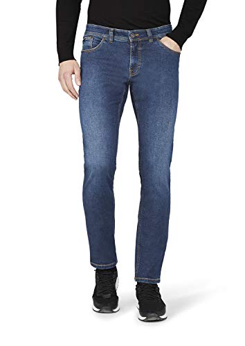 Atelier GARDEUR Herren Sandro Left Hand Twill Slim Jeans, Blau (Dunkelblau 168), 36W / 34L EU von Atelier GARDEUR