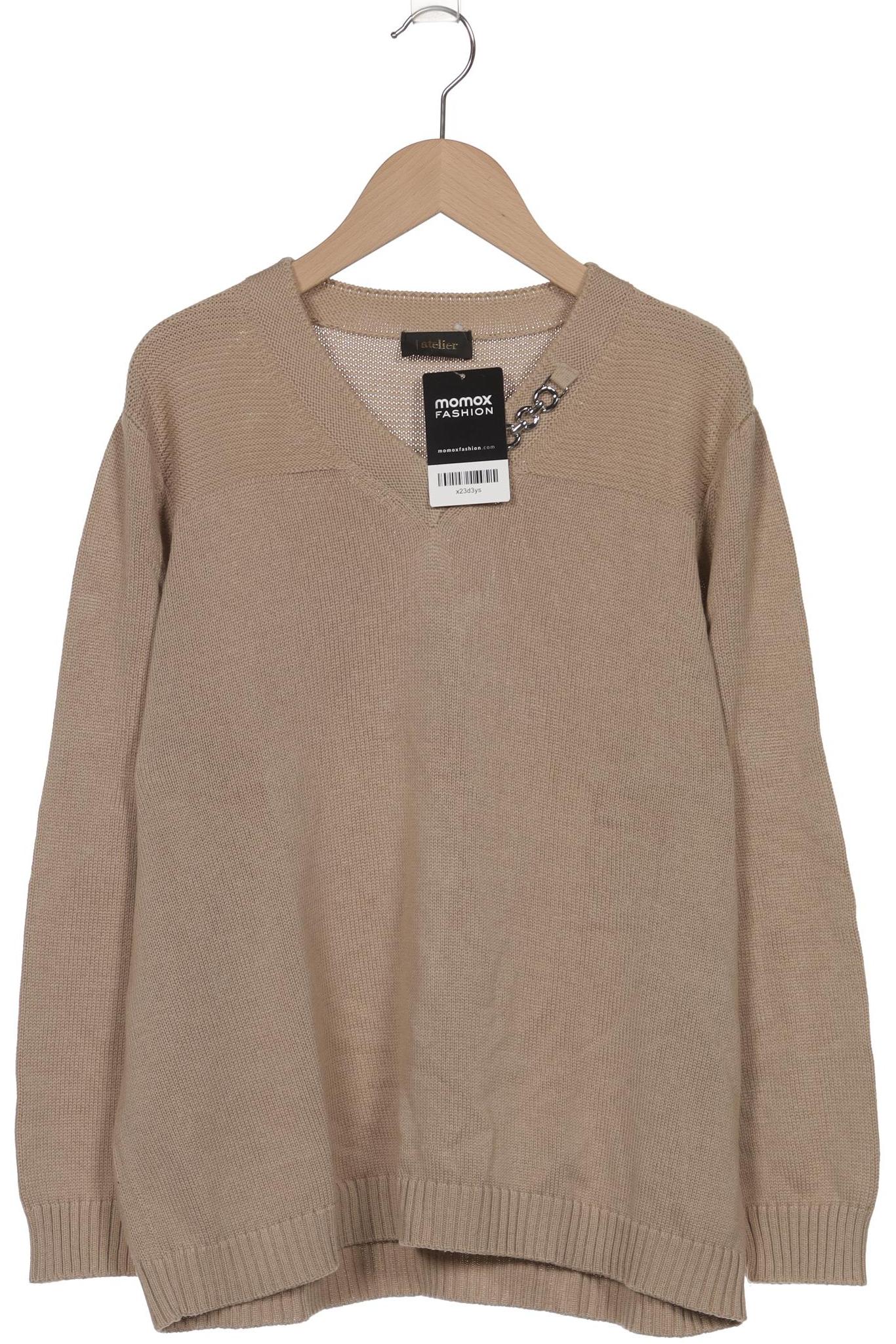 Atelier Goldner Schnitt Damen Pullover, beige von Atelier Goldner Schnitt