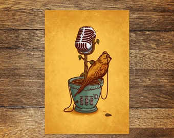 Postkarte Modell: "Micro Flower" von Atelier Robert Richter