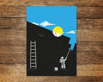 Postkarte Modell: "Painting Day" von Atelier Robert Richter