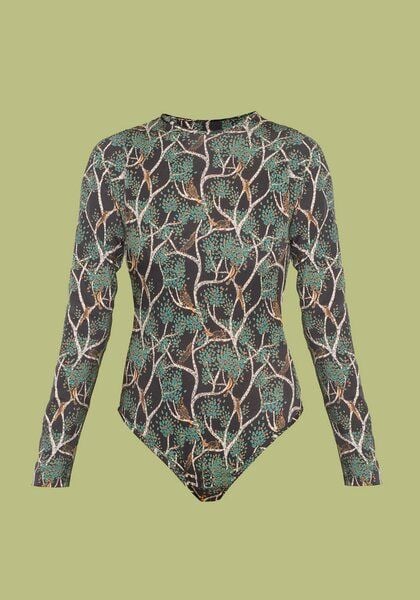 Atelier SNOW Langärmliger Body aus Bio-Baumwolle mit Muster Atelier SNOW Langärmliger Body aus Bio-Baumwolle mit Muster von Atelier SNOW