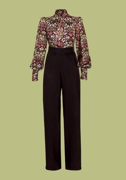 Atelier SNOW Set Body mit Schleifenkragen + Marlenehose Elena aus Bio-Lyocell von Atelier SNOW