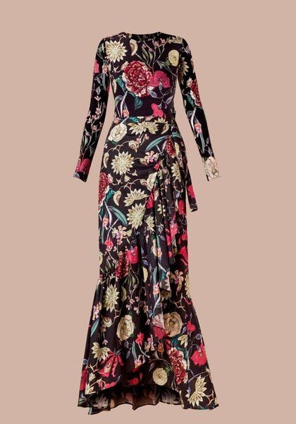 Atelier SNOW Set Langärmliger Body + Maxi-Wickelrock Camellia von Atelier SNOW
