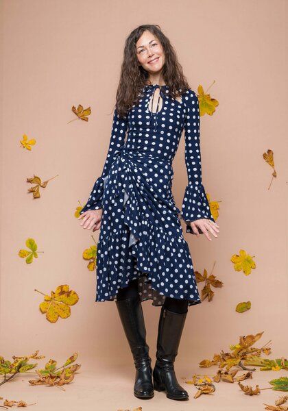 Atelier SNOW Set Polka-Dot Zinnia aus Bio-Baumwolle von Atelier SNOW