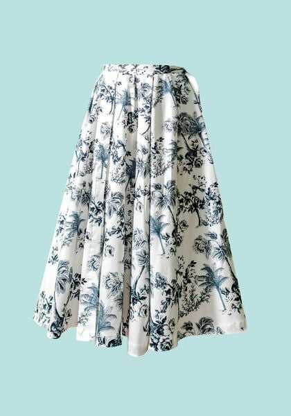 Atelier SNOW Wickelrock aus Bio-Baumwolle mit Muster von Atelier SNOW