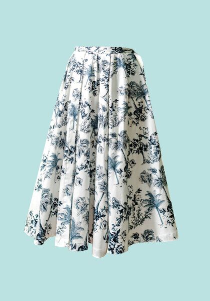 Atelier SNOW Wickelrock aus Bio-Baumwolle mit Muster von Atelier SNOW